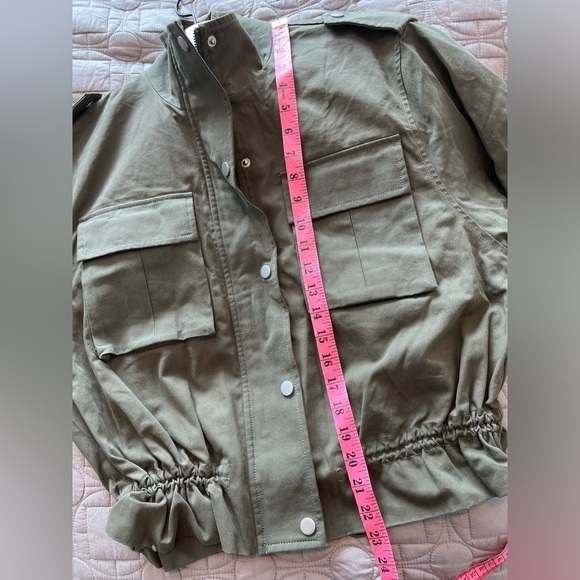 See U Soon Olive Green Lightweight Jacket Size Small NWT - Picture 14 of 16
